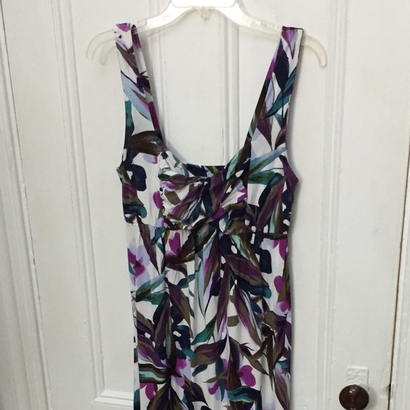 New York & Co Floral Tropical Maxi Dress
