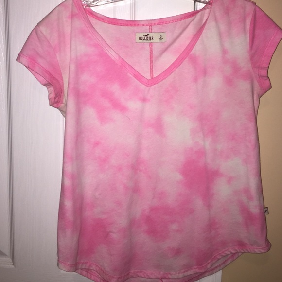 Pink tye dye tshirt