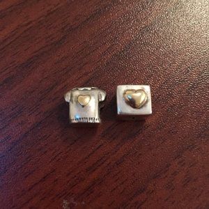 Heart Pandora charms