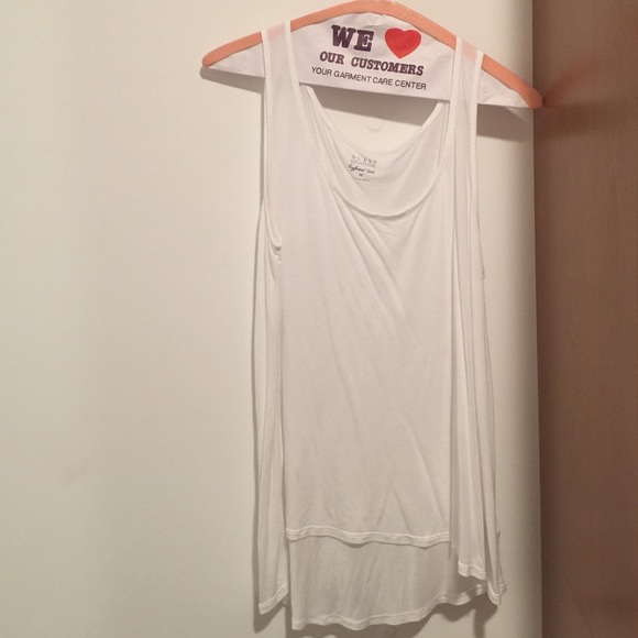 Long White Tank