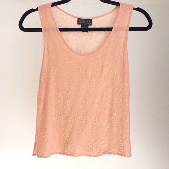 Sparkly Nude / Light Pink Tank Top✨