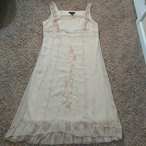 Flirty empire chiffon dress. Plus size