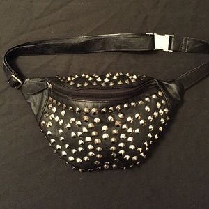 NWOT Studded leather fanny pack