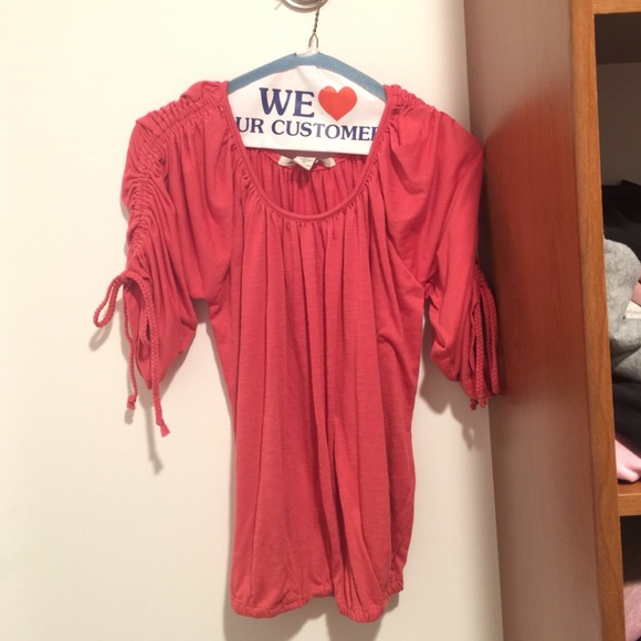 Coral shirt