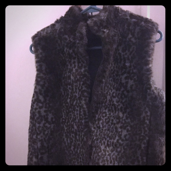 Guess Jackets & Blazers - Guess fur vest.