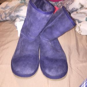 Navy purple short uggs
