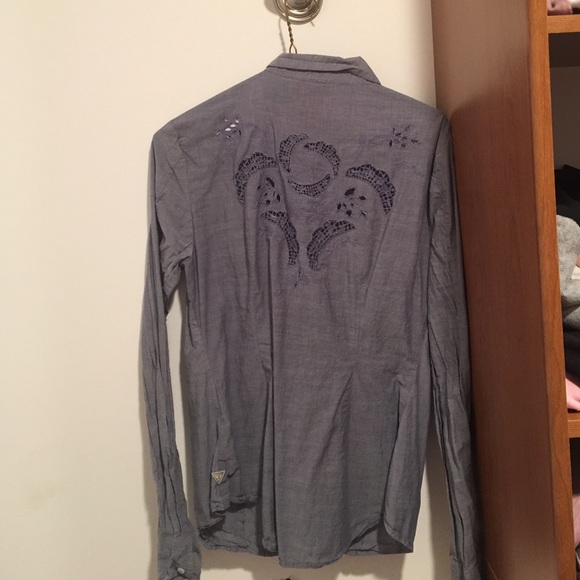 Greyish/blue button down - Picture 2 of 2