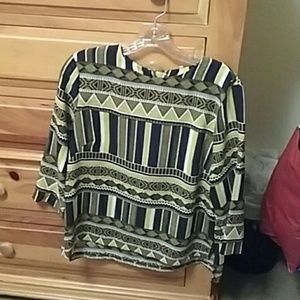 3/4 length sleeve top