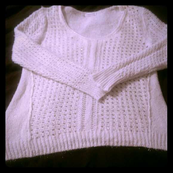 Maurices Sweaters - Cream & sparkle sweater.