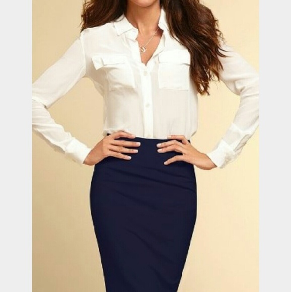 Classic White Button Down Shirt