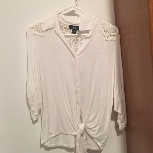 White button down