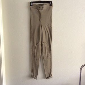 American Apparel Khaki Riding Pants