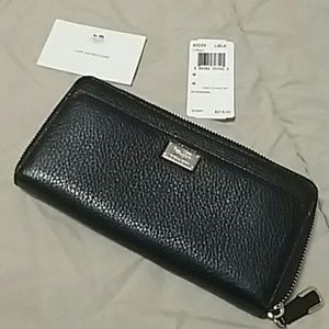 Black coach wallet