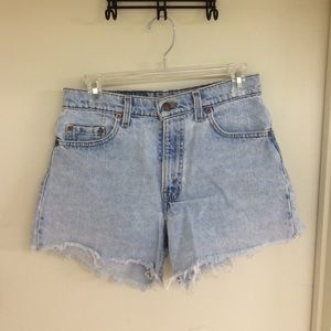 Levi's high waisted cut off shorts size 26 or 27
