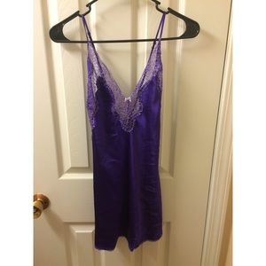 Victoria's Secret Purple Chemise