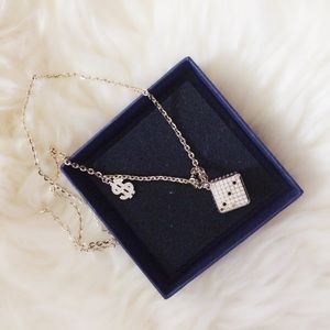 Swarovski Dice + & Necklace