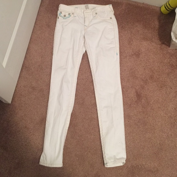 White True Religion Jeans