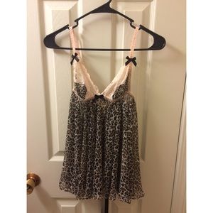Leopard Print Victoria's Secret Babydoll