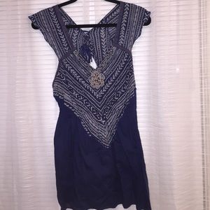 Free people tank with beading