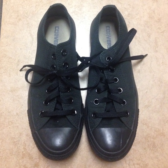 All black converse
