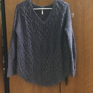 Free people chunky knit sweater