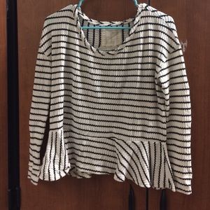 Free people peplum sweater