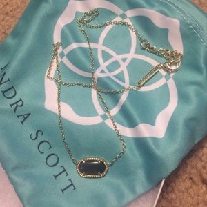 Black Kendra Scott Elisa necklace