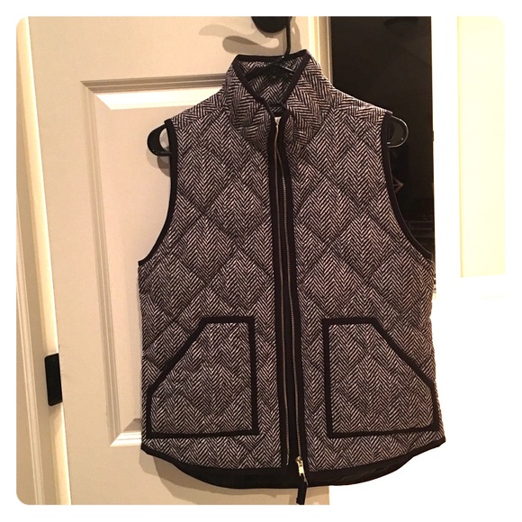 J. Crew Herringbone Vest