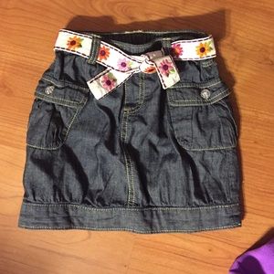 Girls Jean Skirt