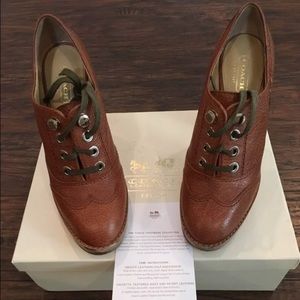 Women's COACH Loren Walnut Leather Size 7