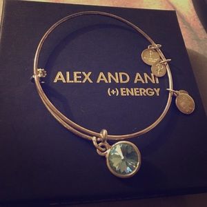 ‼️SOLD‼️Alex and Ani March Birthstone Bangle