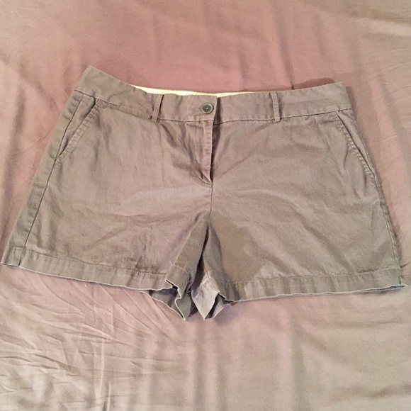 LOFT Grey Riviera Shorts Size 14