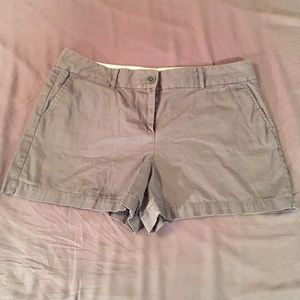 LOFT Grey Riviera Shorts Size 14