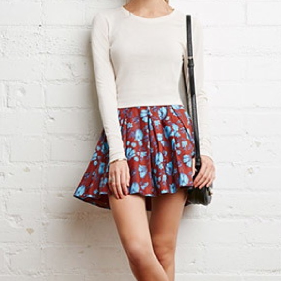 🌹Puffy Floral Skirt🌹