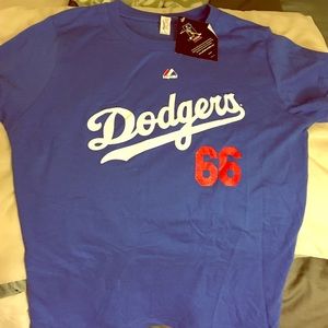 Fitted Puig Dodger baseball tshirt
