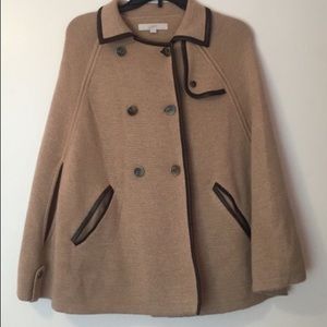 Loft cape coat