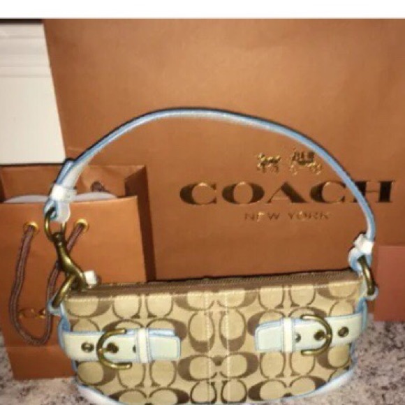 Coach Signature East West Bag