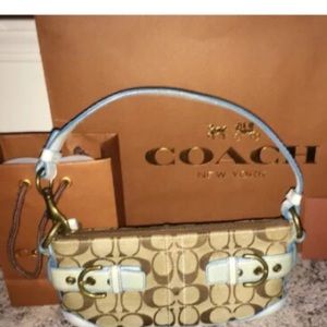 Coach Signature East West Bag