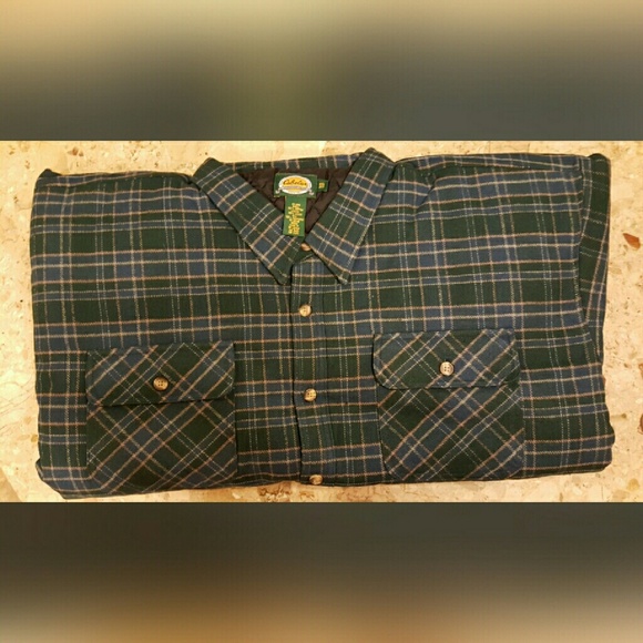 SOLD SOLD Mens Cabelas Flannel Long Sleeve