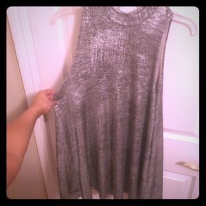 Silver, open key backless dress! Gorgeous cut