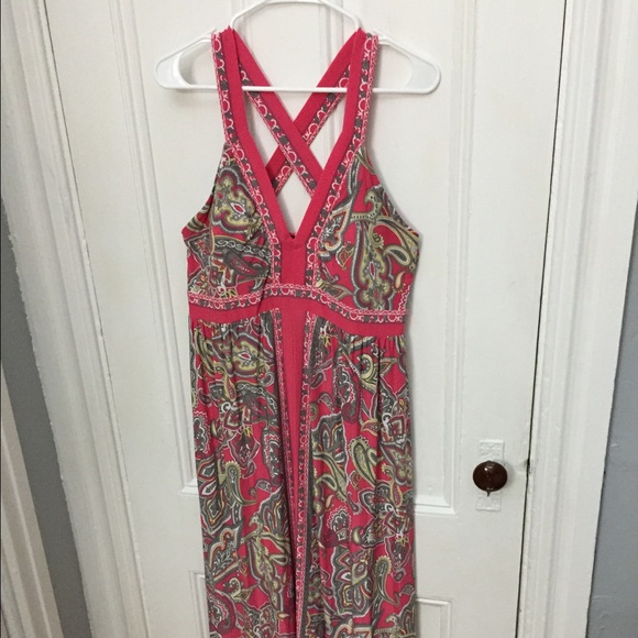 International Concepts (INC) Pink Paisley Dress