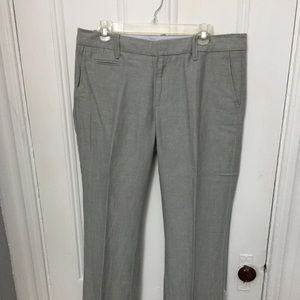 Gap Hip Slung Fit Grey Patterned Dress Pants