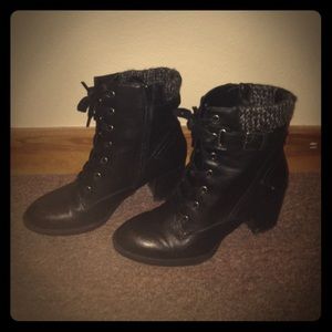 Lace up ankle boots
