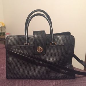 Tory burch black large tote bag!