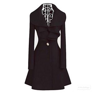 Black pea-coat
