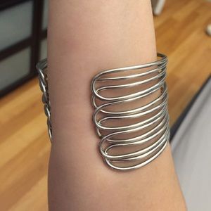 Silver cuff bracelet