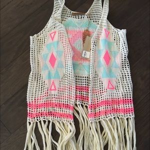 Fringe crochet vest from junk gypsy