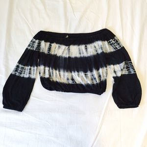 Tie-Dye Boho Crop Top