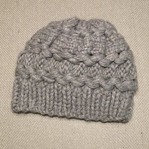 Chunky knit beanie