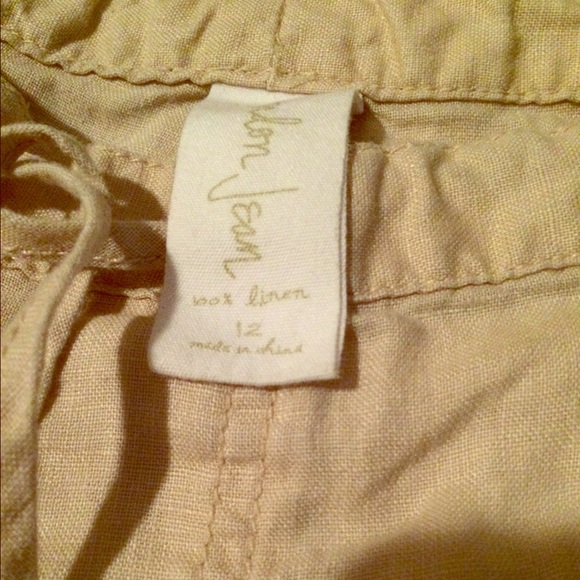 Victoria's Secret Khaki Linen Pants